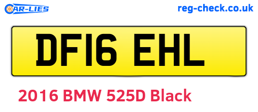 DF16EHL are the vehicle registration plates.
