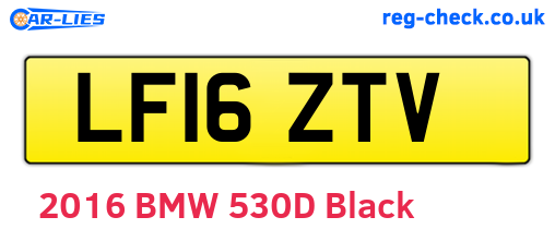 LF16ZTV are the vehicle registration plates.