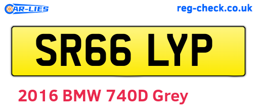 SR66LYP are the vehicle registration plates.