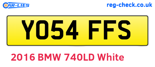 YO54FFS are the vehicle registration plates.