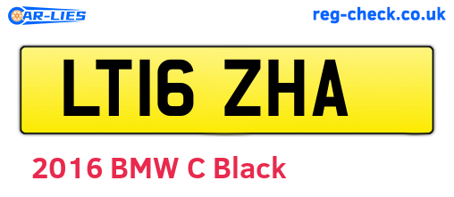 LT16ZHA are the vehicle registration plates.