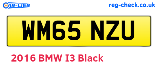 WM65NZU are the vehicle registration plates.