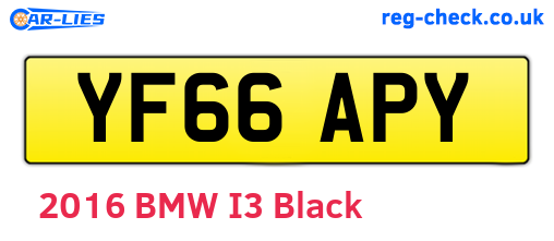 YF66APY are the vehicle registration plates.