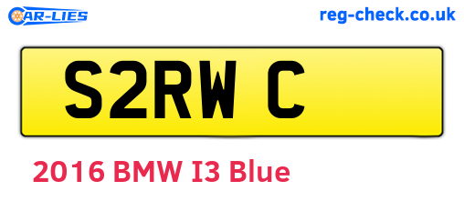 S2RWC are the vehicle registration plates.