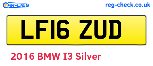 LF16ZUD are the vehicle registration plates.