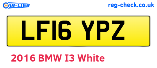 LF16YPZ are the vehicle registration plates.