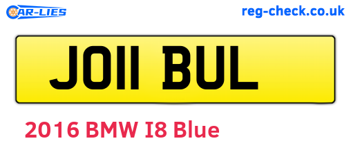 JO11BUL are the vehicle registration plates.