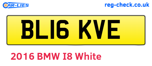 BL16KVE are the vehicle registration plates.