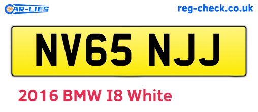 NV65NJJ are the vehicle registration plates.