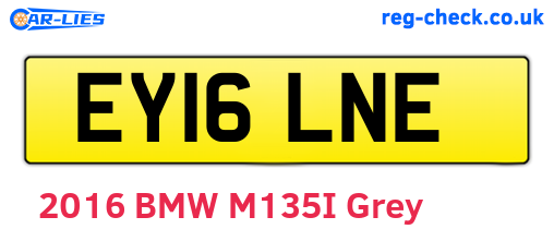EY16LNE are the vehicle registration plates.