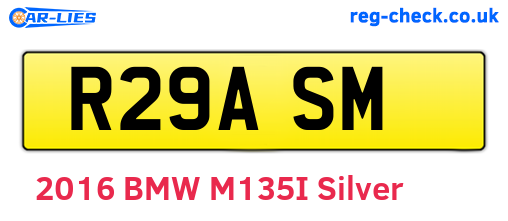 R29ASM are the vehicle registration plates.