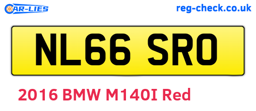 NL66SRO are the vehicle registration plates.