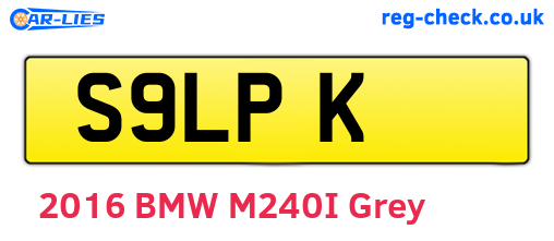 S9LPK are the vehicle registration plates.