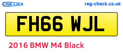 FH66WJL are the vehicle registration plates.