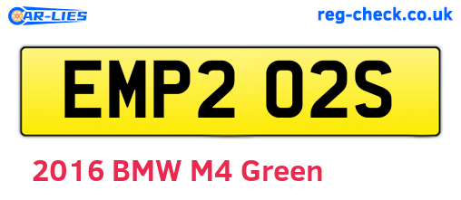 EMP202S are the vehicle registration plates.