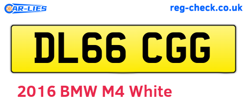 DL66CGG are the vehicle registration plates.