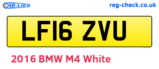 LF16ZVU are the vehicle registration plates.