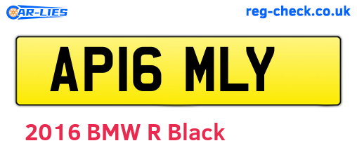 AP16MLY are the vehicle registration plates.