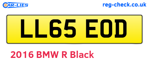 LL65EOD are the vehicle registration plates.