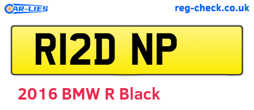 R12DNP are the vehicle registration plates.