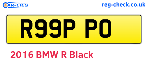 R99PPO are the vehicle registration plates.