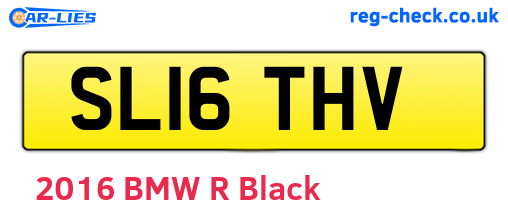 SL16THV are the vehicle registration plates.