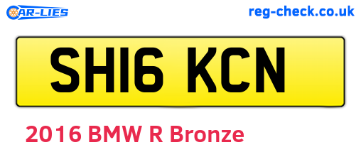 SH16KCN are the vehicle registration plates.
