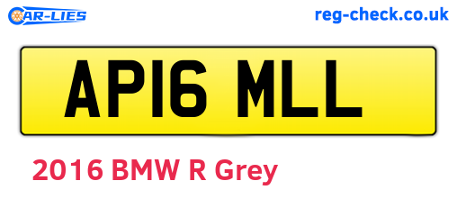 AP16MLL are the vehicle registration plates.
