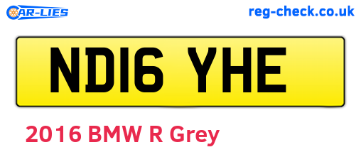 ND16YHE are the vehicle registration plates.