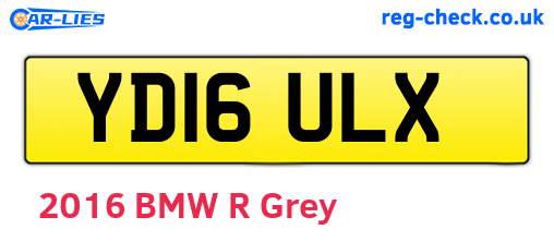 YD16ULX are the vehicle registration plates.