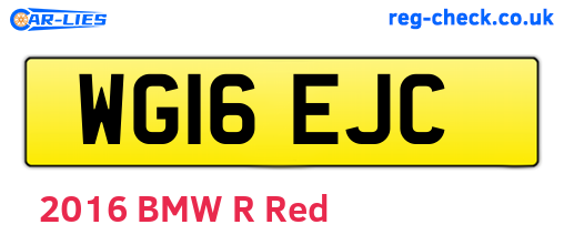 WG16EJC are the vehicle registration plates.