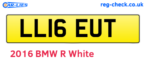 LL16EUT are the vehicle registration plates.