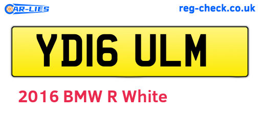 YD16ULM are the vehicle registration plates.