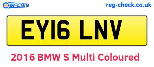 EY16LNV are the vehicle registration plates.