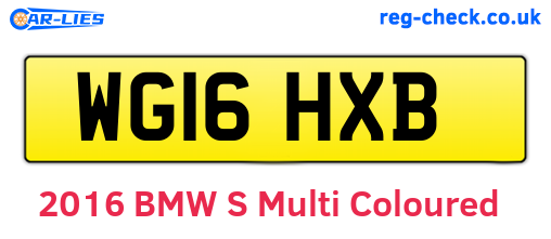 WG16HXB are the vehicle registration plates.
