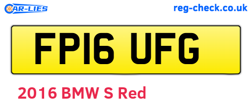 FP16UFG are the vehicle registration plates.