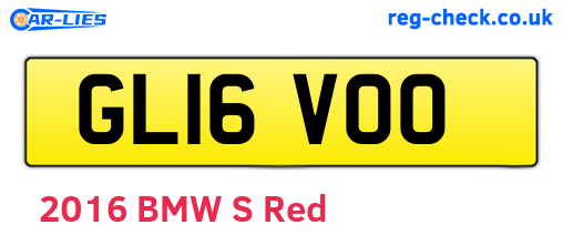 GL16VOO are the vehicle registration plates.