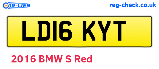 LD16KYT are the vehicle registration plates.