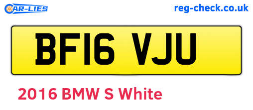 BF16VJU are the vehicle registration plates.