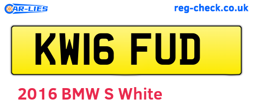 KW16FUD are the vehicle registration plates.