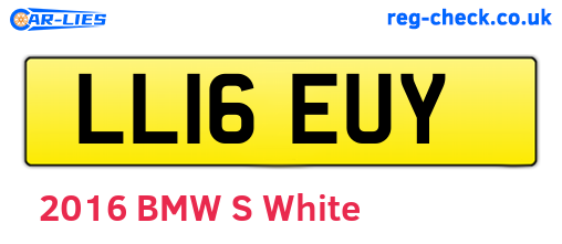 LL16EUY are the vehicle registration plates.
