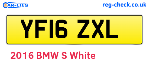YF16ZXL are the vehicle registration plates.