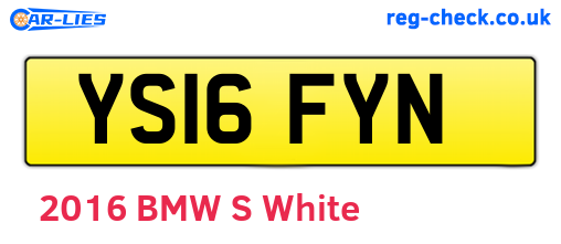 YS16FYN are the vehicle registration plates.