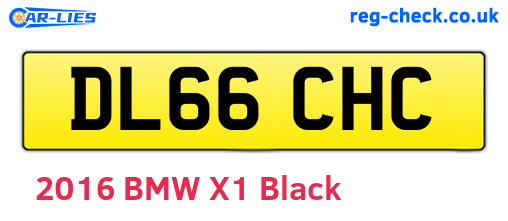 DL66CHC are the vehicle registration plates.