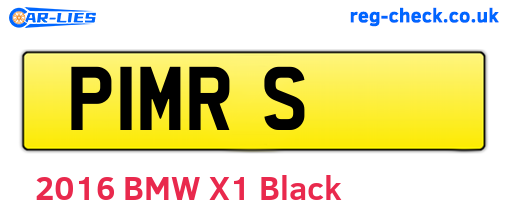 P1MRS are the vehicle registration plates.