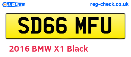 SD66MFU are the vehicle registration plates.