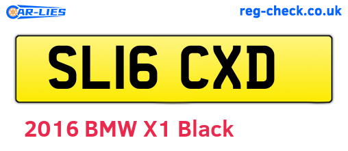 SL16CXD are the vehicle registration plates.