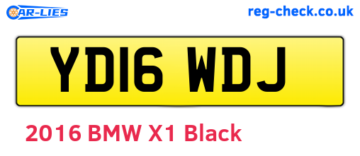 YD16WDJ are the vehicle registration plates.