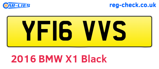 YF16VVS are the vehicle registration plates.