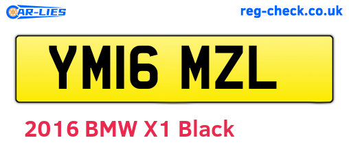 YM16MZL are the vehicle registration plates.